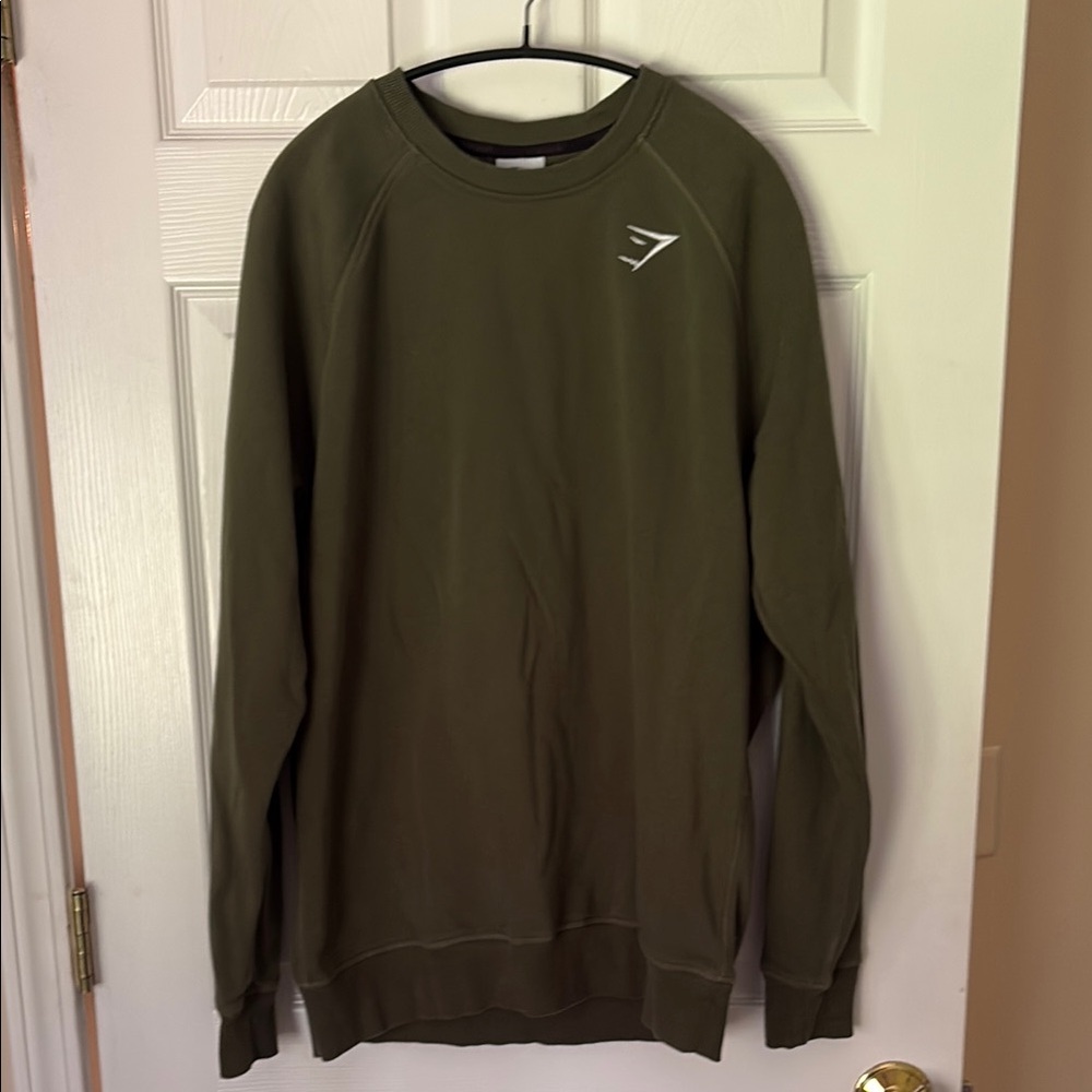Gymshark Men’s Olive Crewneck Sweatshirt